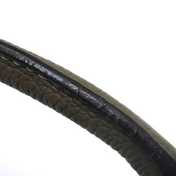 Celine Luggage Micro Shopper Handbag Leather Bag Tote Gray Beige Calf Women's - Picture 9 of 10